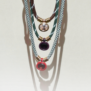 Astra Birthstone Cord Necklace