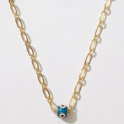 Evil Eye Bead Chain Necklace