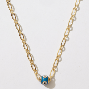Evil Eye Bead Chain Necklace