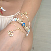 Santi Evil Eye Cord Bracelet