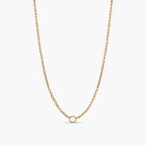 Dainty Rolo Charm Chain