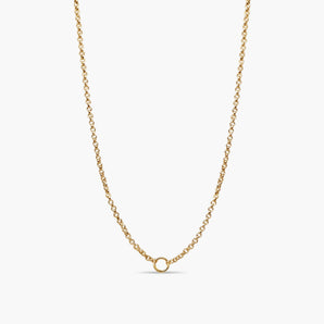 Dainty Rolo Charm Chain