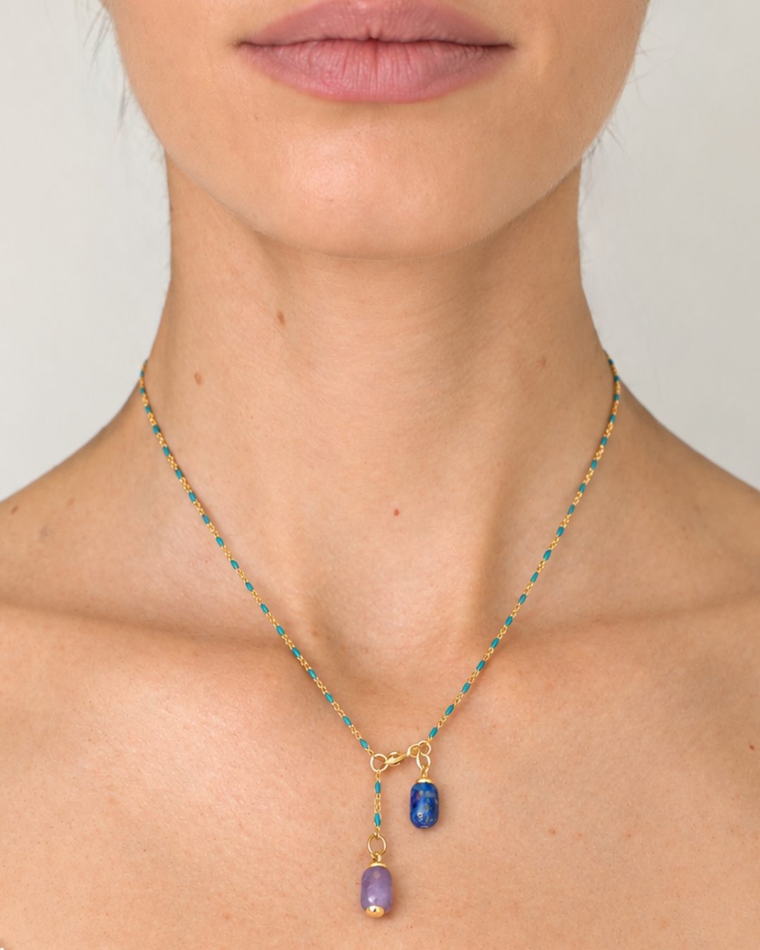 Nima 2 Stone Talisman Lariat