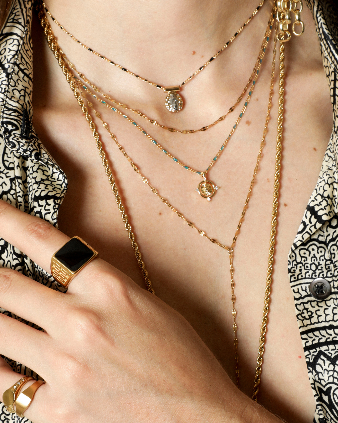 Carmela Madonna Chain Necklace