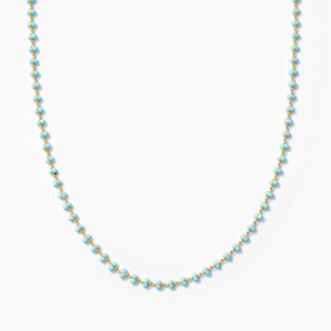 Enamel Ball Strand Necklace