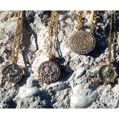 SOL guardian medallion necklace