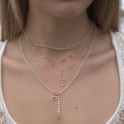 Petite Anchor Pave Charm