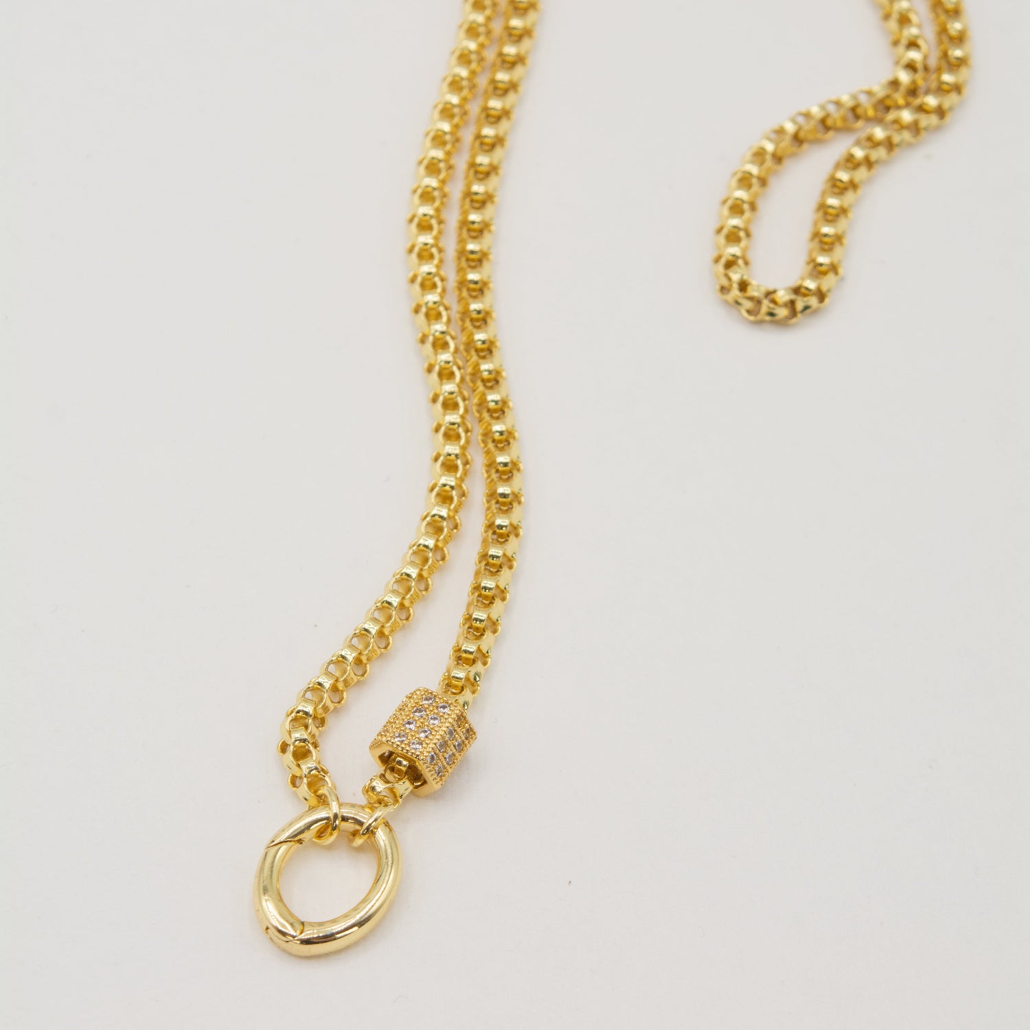 Serpentine Bead Charm Chain