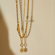 Double Vision Evil Eyes Charm Chain