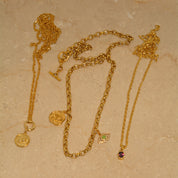 Double Vision Evil Eyes Charm Chain
