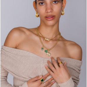 Athena Infinity Bead Necklace