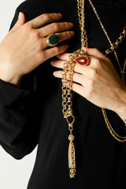Delphine Tassel Chain Necklace