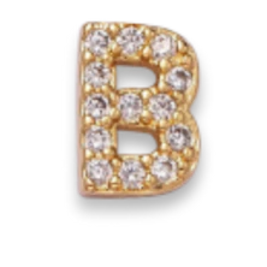 B Pavé Letter