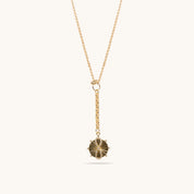 KARMA coin medallion lariat drop