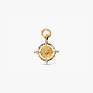 Petite Compass Guide Charm