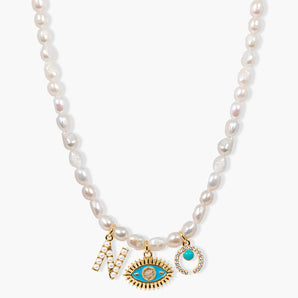 Delphi Monogram Talisman Pearls