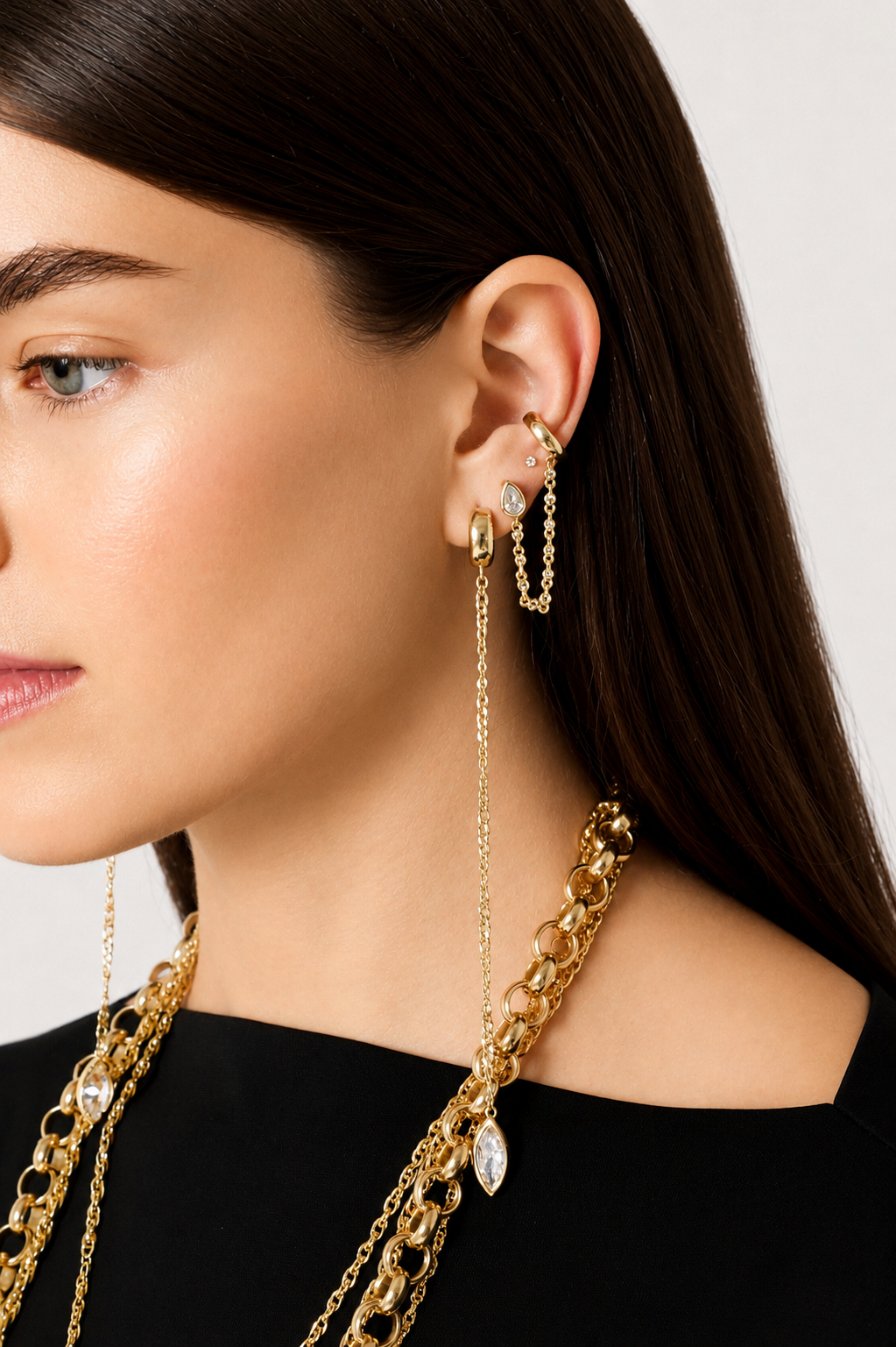 Lili Chain Cuff Earring