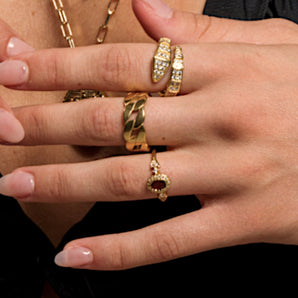 LINK cuban chain ring