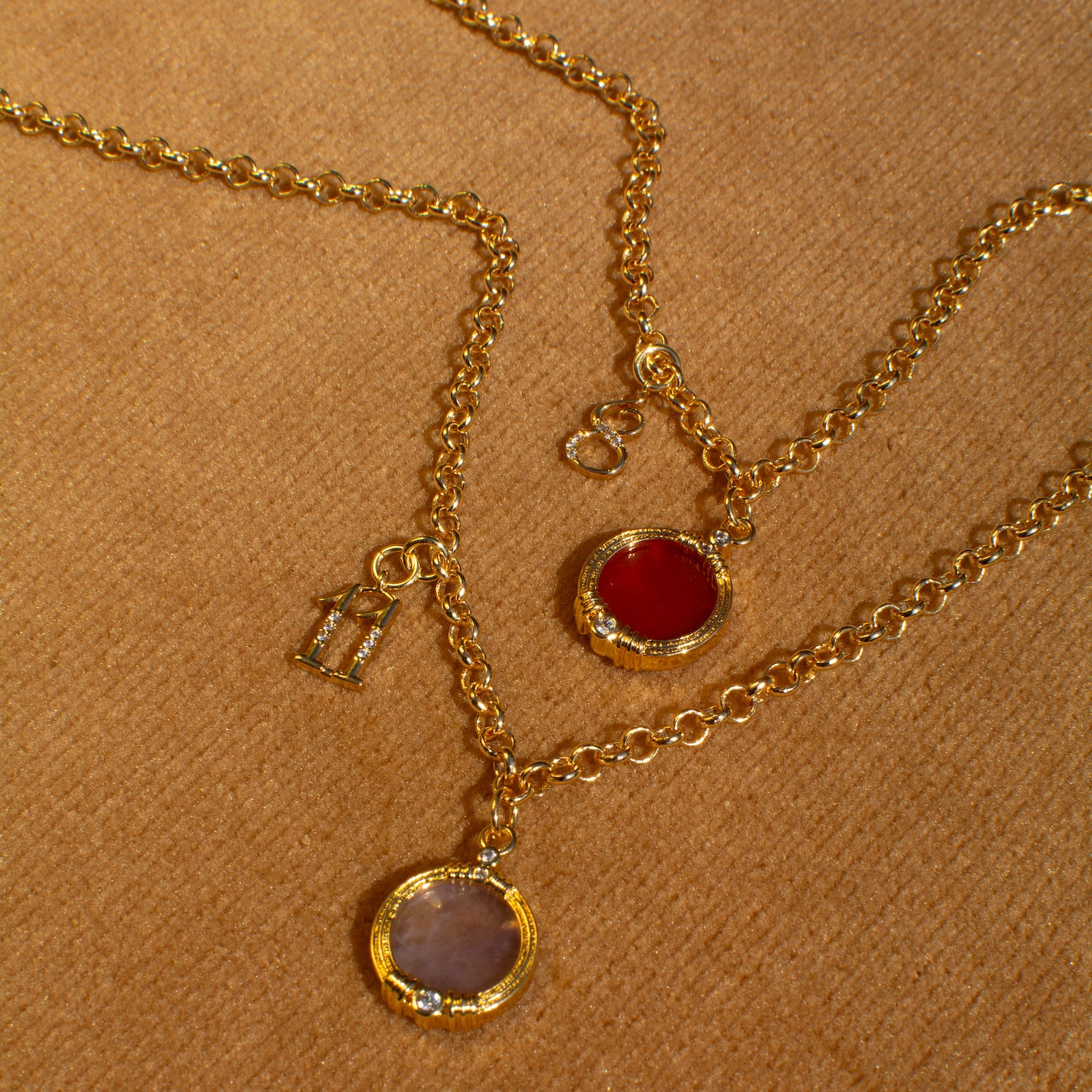 Manifest 11 Amethyst Rolo Chain