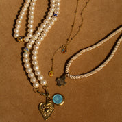 Madonna Gold Bead Prayer Strand