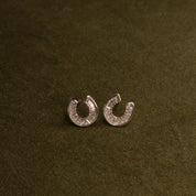 Ty Horseshoe Baguette Studs