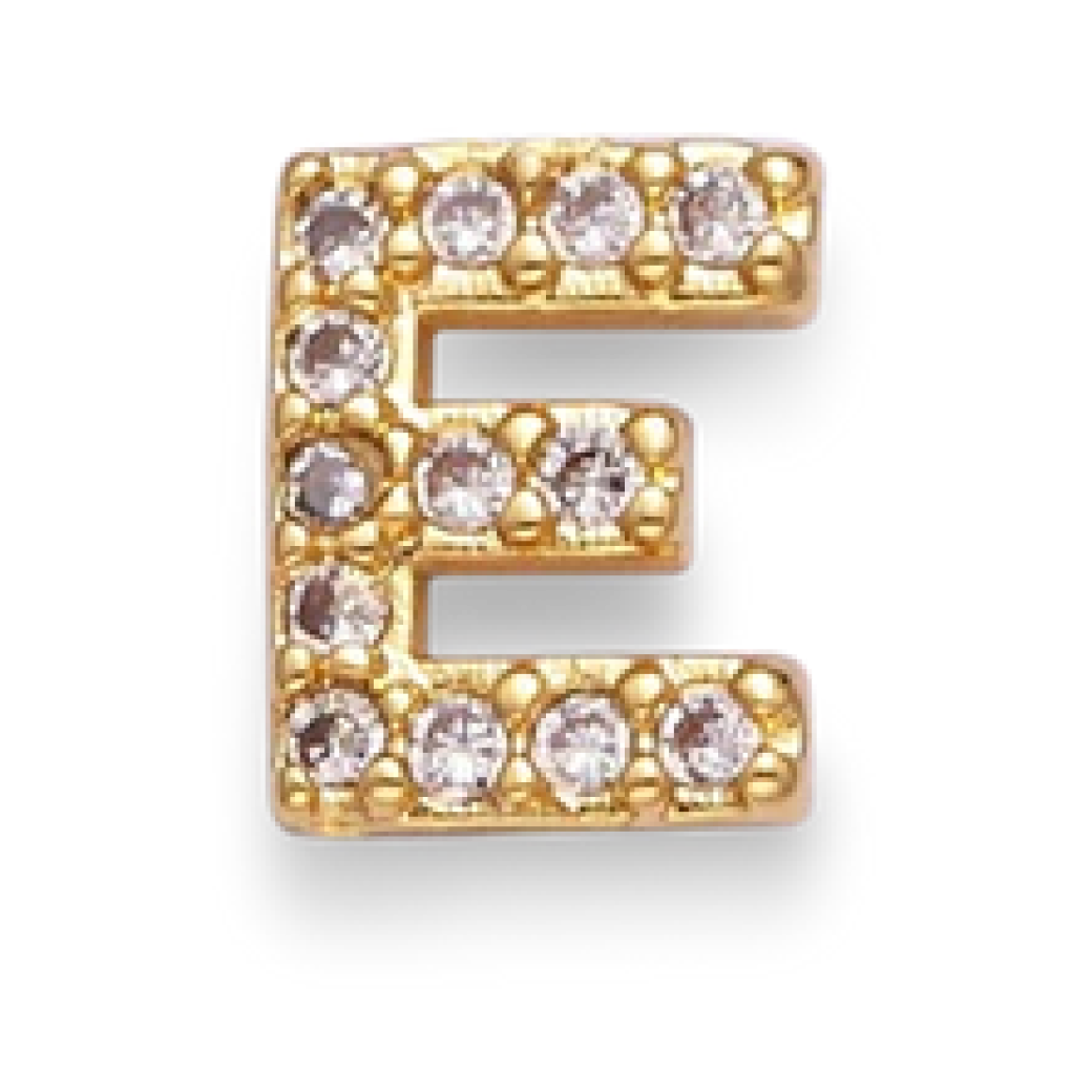E Pavé Letter