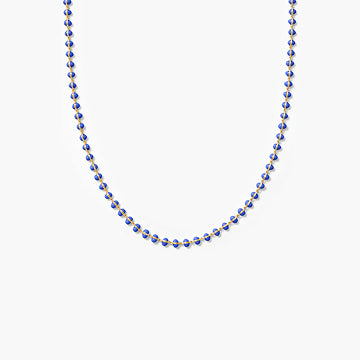 Enamel Ball Strand Necklace
