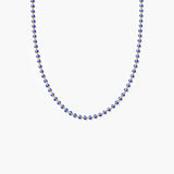 Enamel Ball Strand Necklace