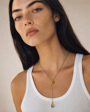 Madonna Prayer Strand Rosary Necklace