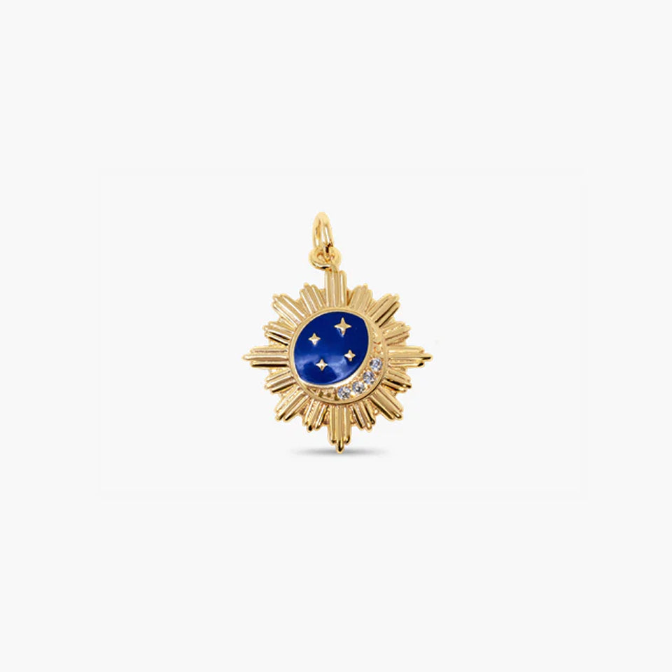Mini Retro Bubble Letter Charm