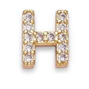 H Pavé Letter