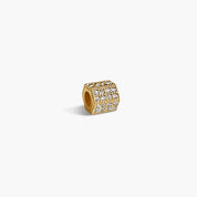 Hexa Bead Pave Infinity Bead