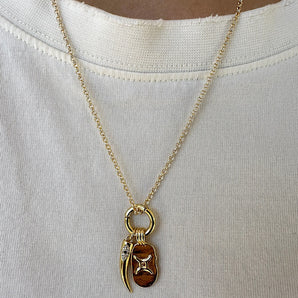 Evil Eye Horn Charm