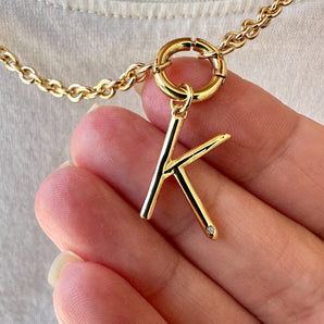 Essential Pave Custom Letter Charm