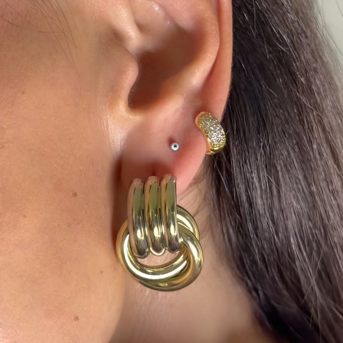 Penelope Chunky Knot Studs