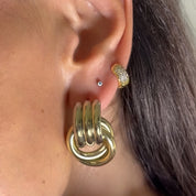 Penelope Chunky Knot Studs