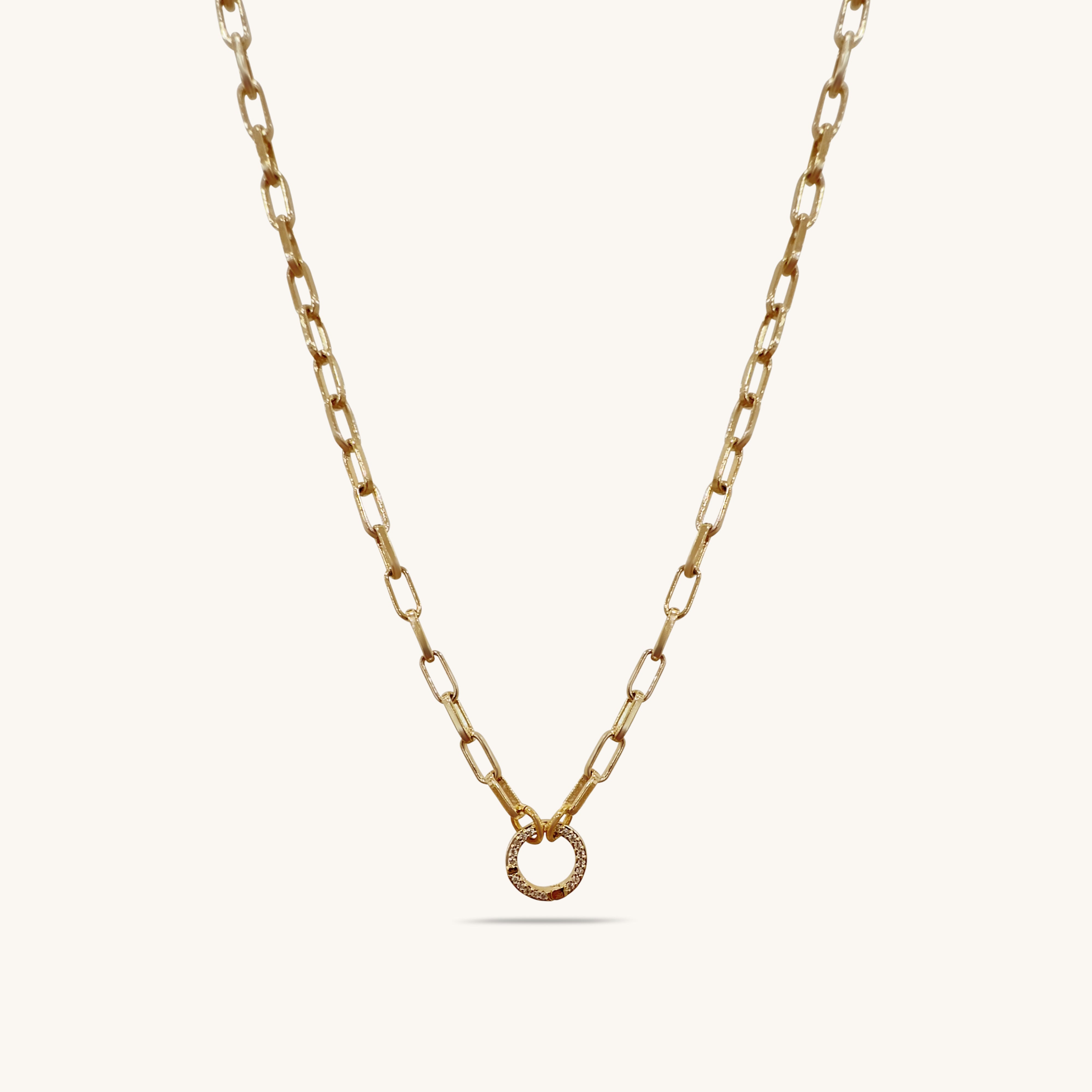 Charm Keeper Pave Chain