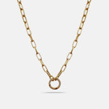 Charm Keeper Pave Chain