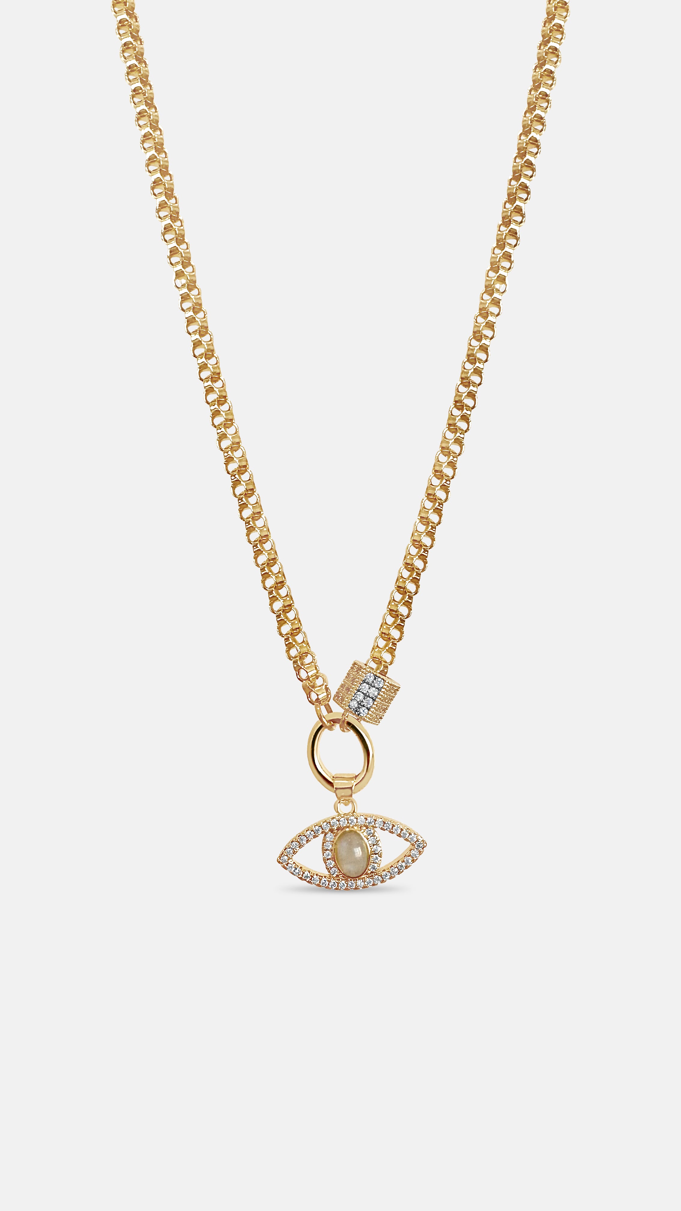 Serpentine Bead Charm Chain