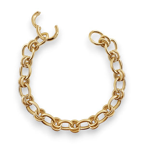 Loop Link Charm Chain Bracelet
