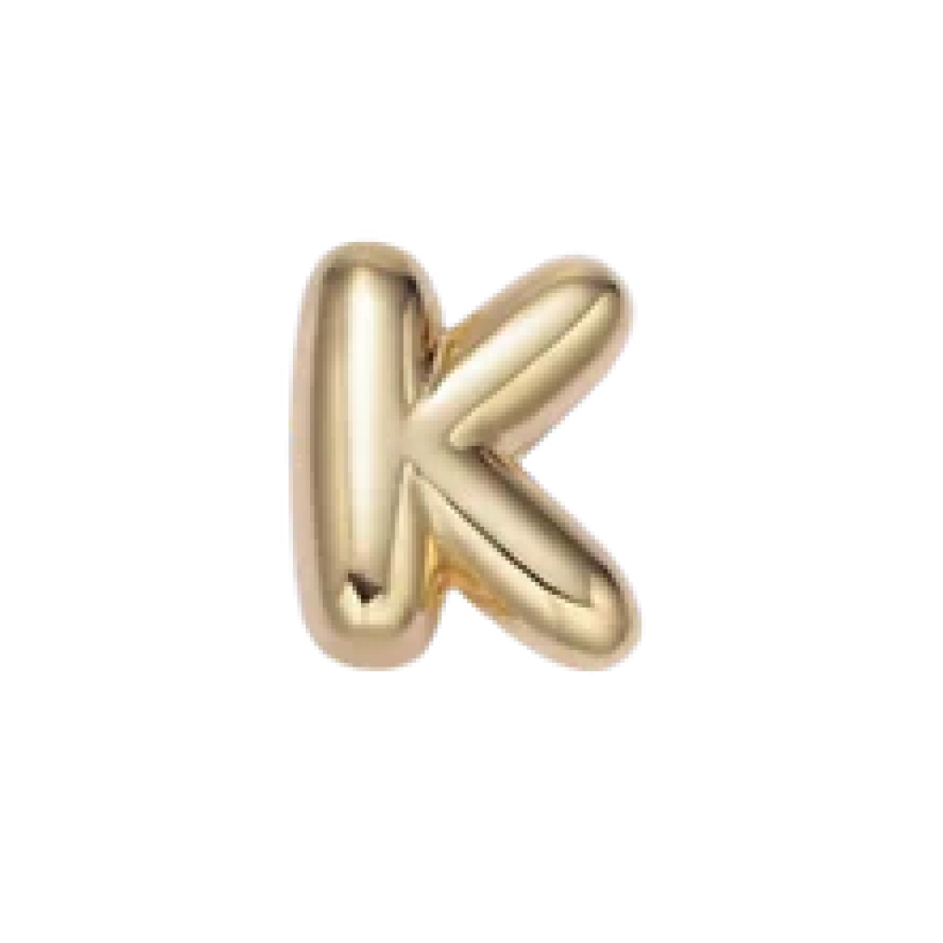 K Bubble Letter