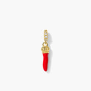 Pave Cornicello Charm