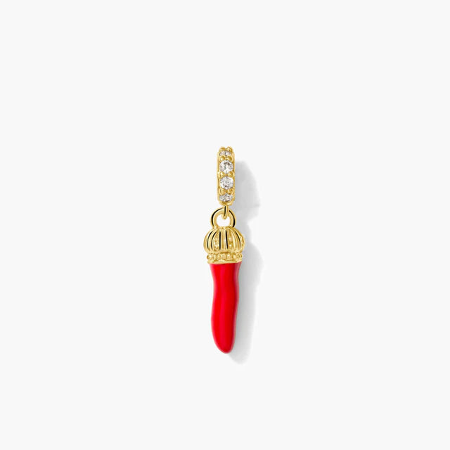 Pave Cornicello Charm
