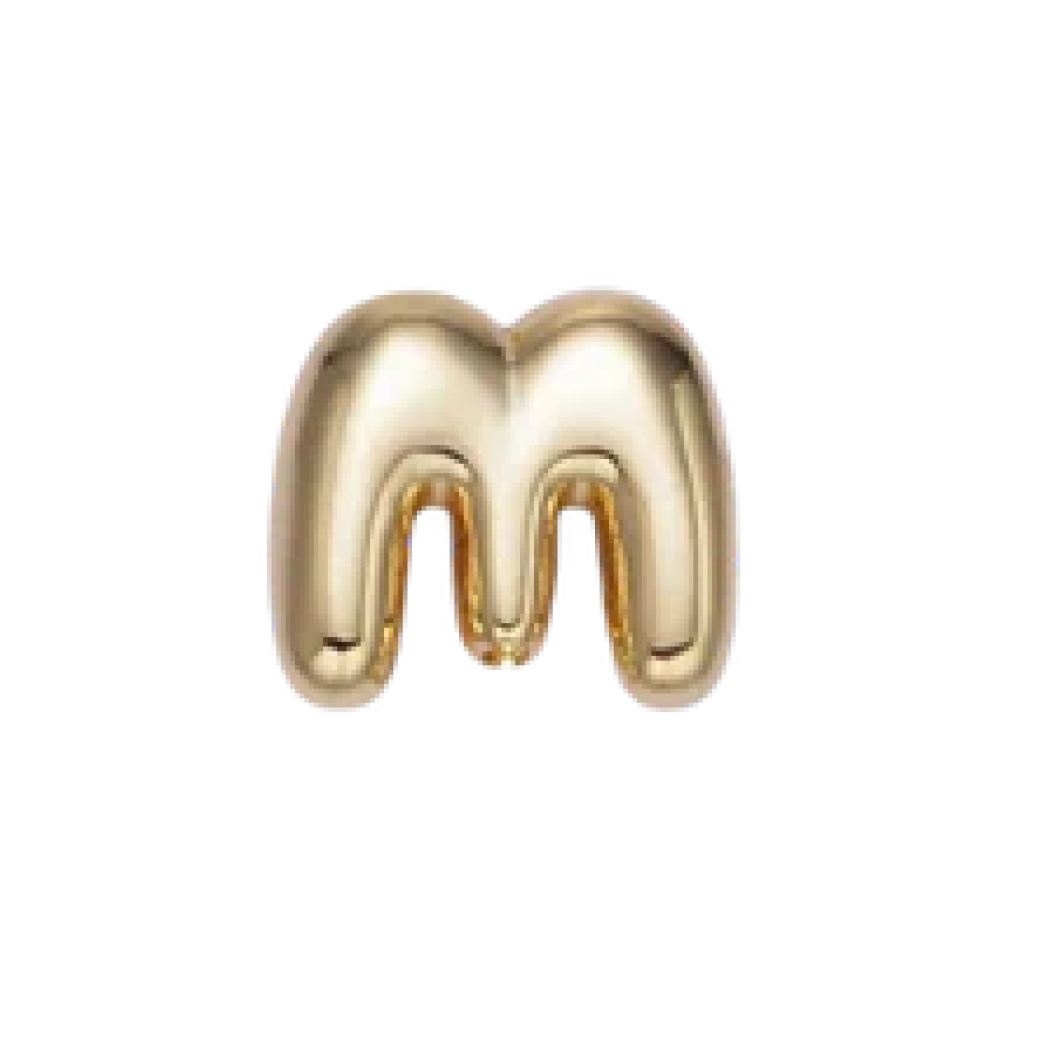 M Bubble Letter