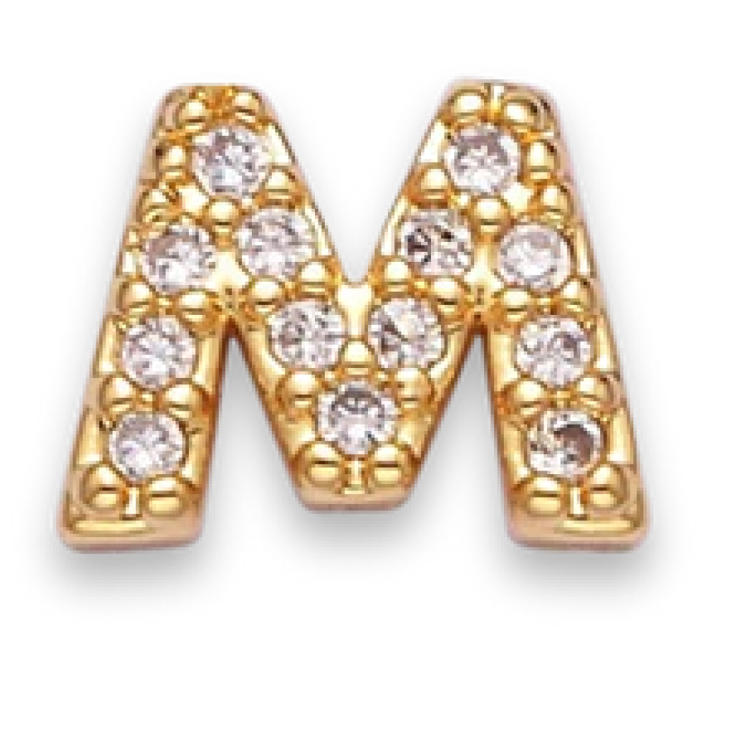 M Pavé Letter
