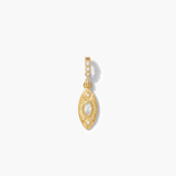 Marquise Evil Eye Tag Charm