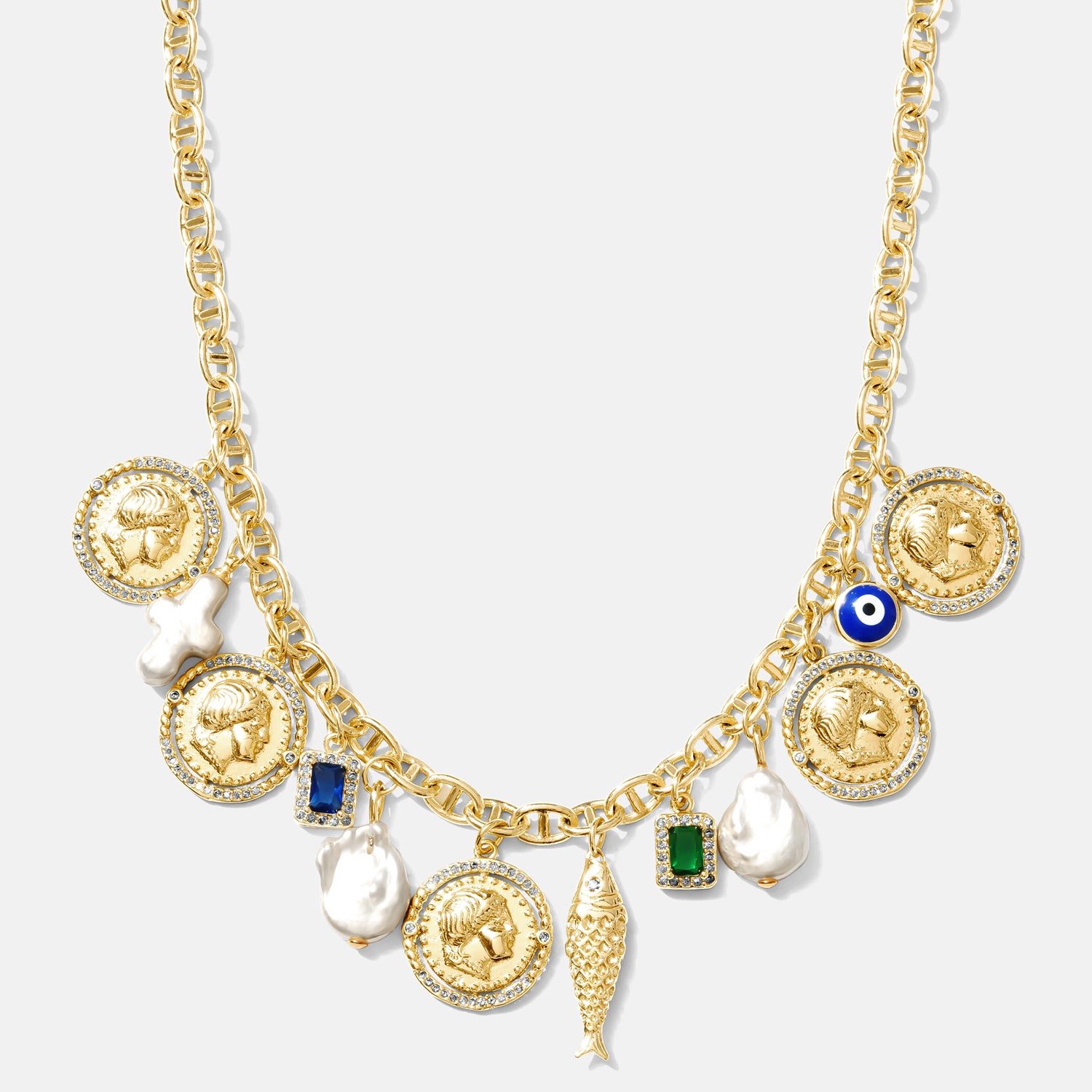 Odyssey Coin Charm Necklace
