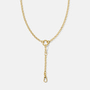 Convertible Rolo Lariat Charm Chain