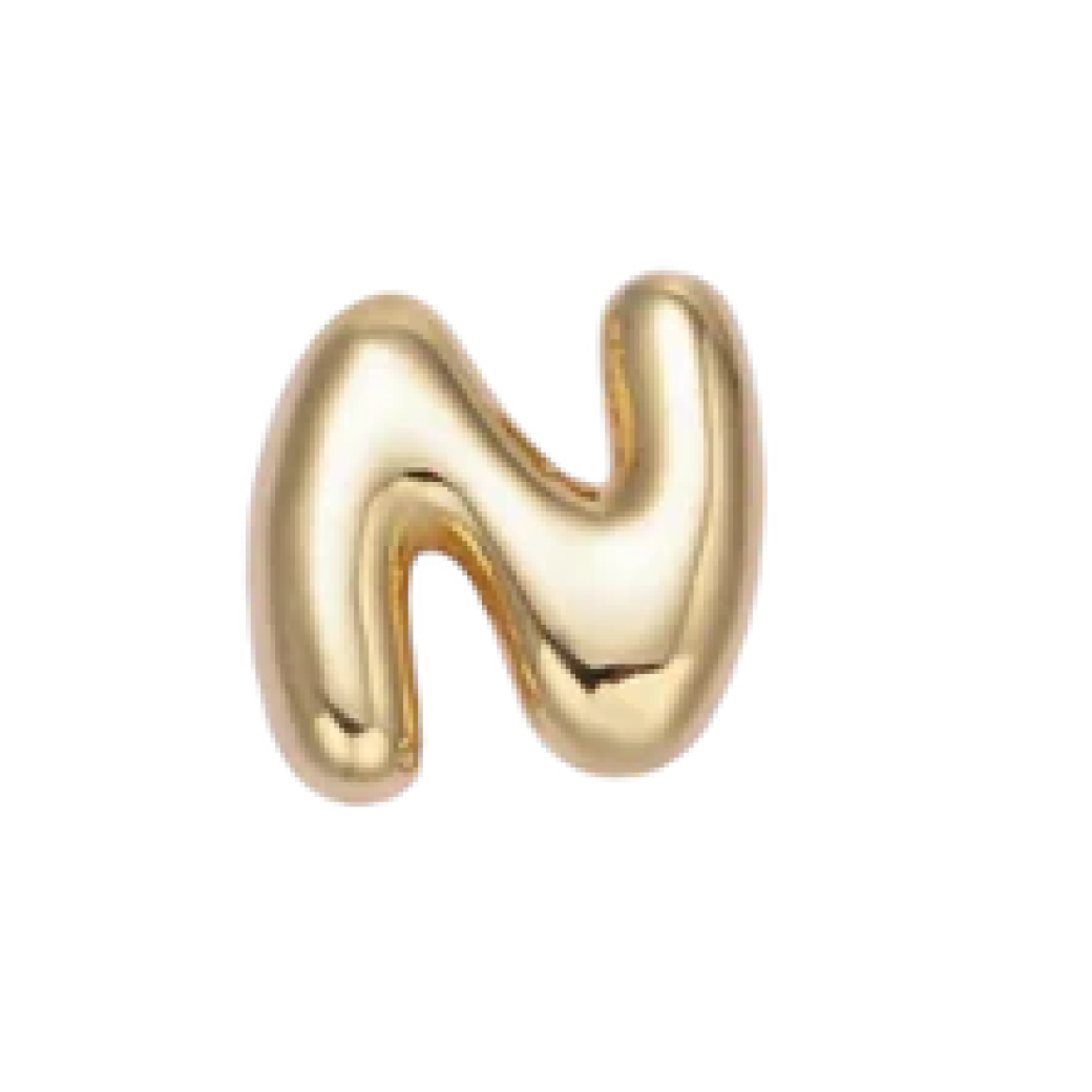 N Bubble Letter