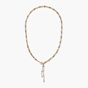 Noir Double Strand Lariat